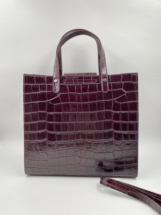 Сумка 0148 Бордо (кроко-кожа) (274)